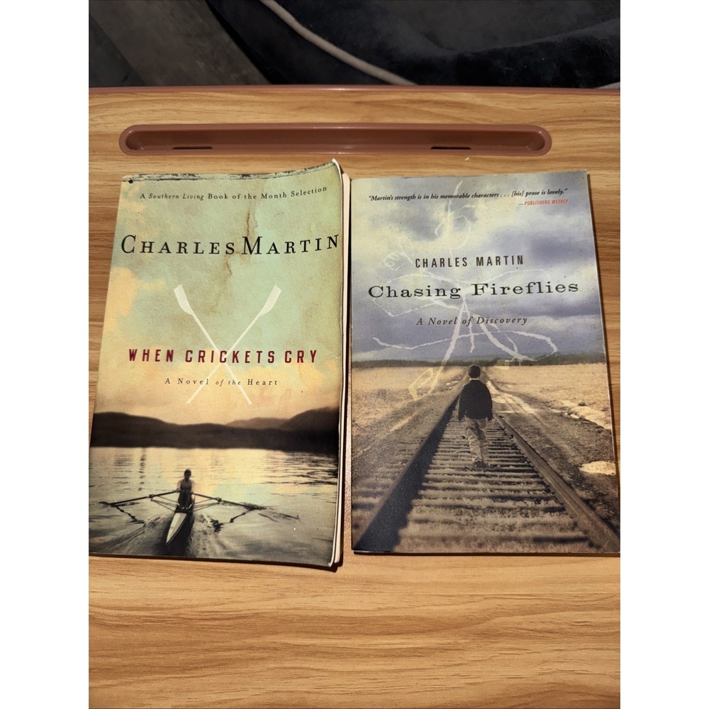 Set Of 2 Charles Martin Novels Chasing Fireflies & When Crickets Cry